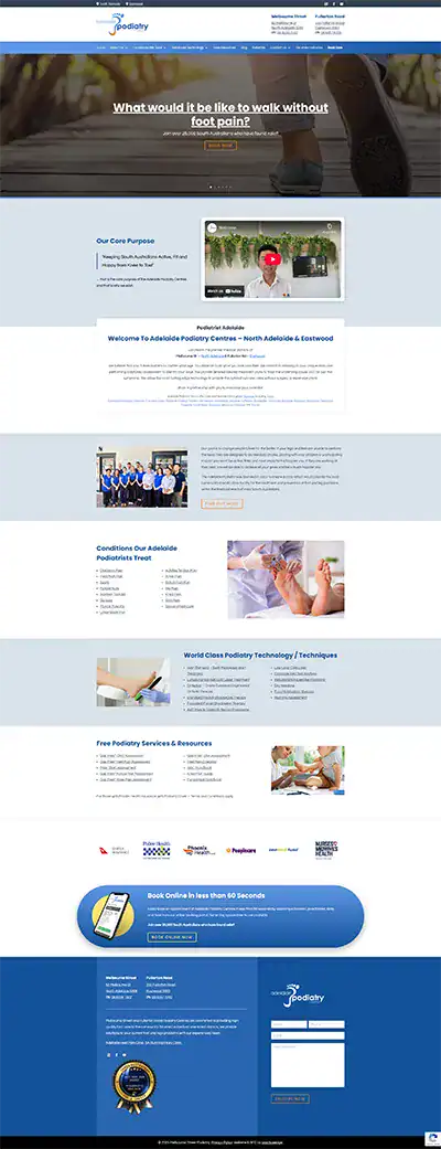 Podiatry consultation at Adelaide Podiatry Centres for foot pain relief.