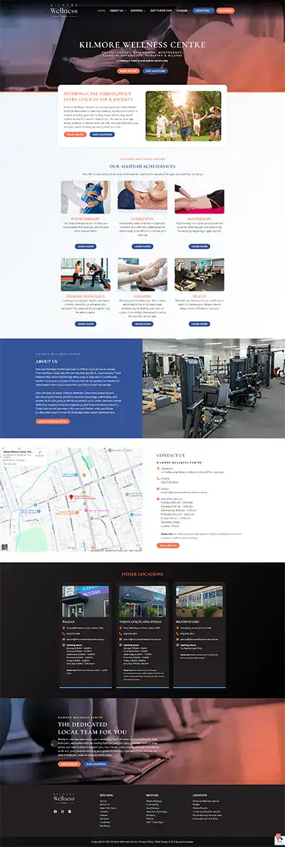 Image showing the Kilmore Wellness Centre facilities and services.