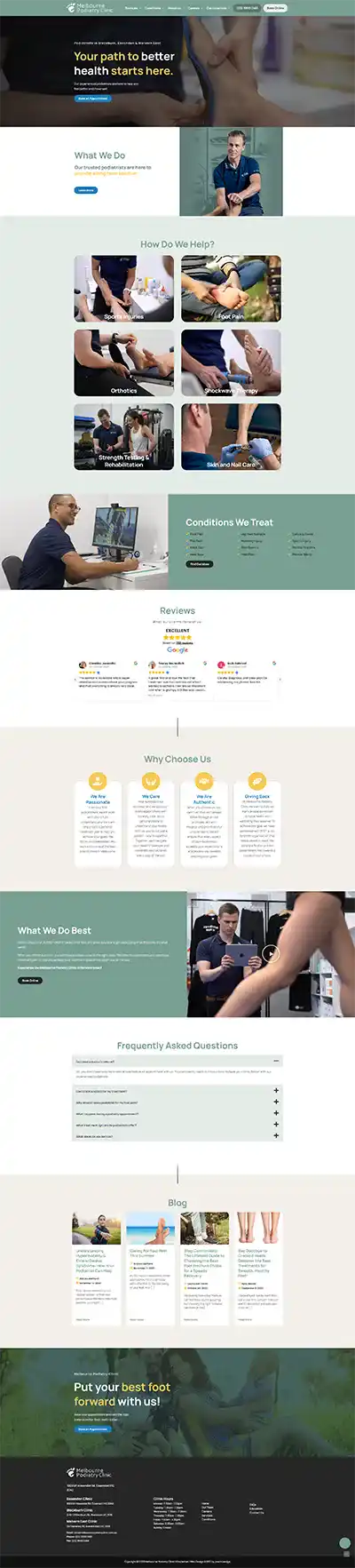 Expert podiatry services in Melbourne for foot health and injury care.