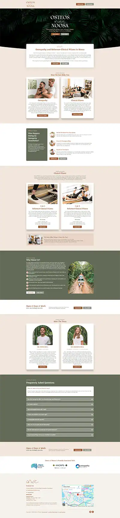 Osteos of Noosa clinic offering expert osteopathy and holistic health care in Noosa.