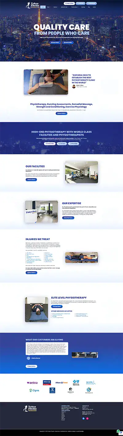 Tokyo Physio clinic at PracticeEdge offering expert physiotherapy services in Japan.