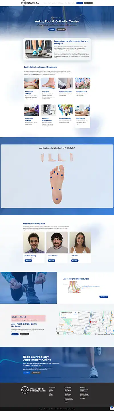 Orthotic and foot care specialists in Australia.
