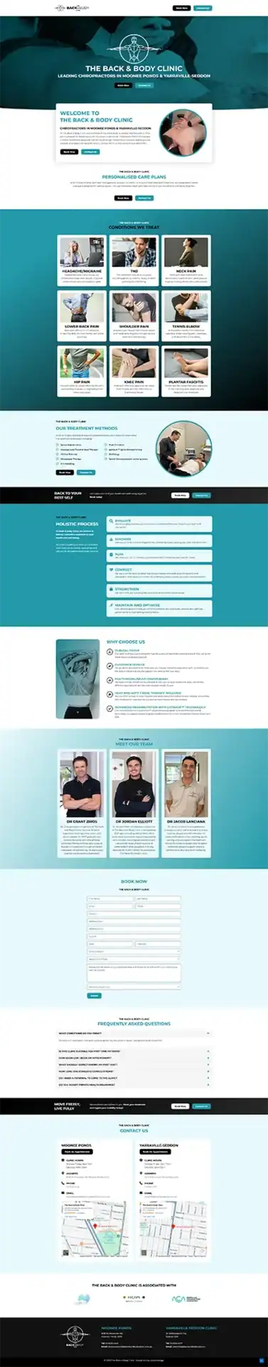 Back and Body Clinic physiotherapy and rehab services in Australia.