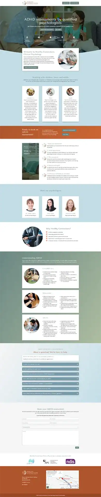 Professional clinical psychology services for mental health support.