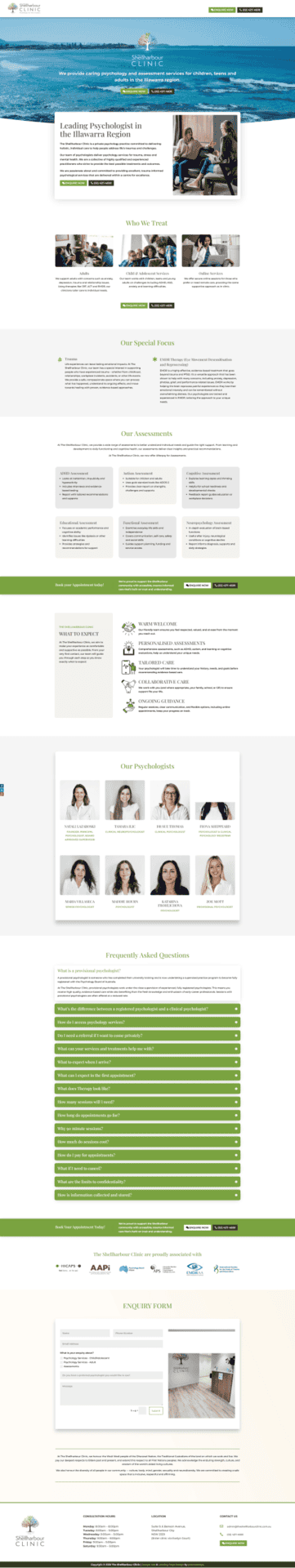 Shellharbour Clinic healthcare services and medical care.