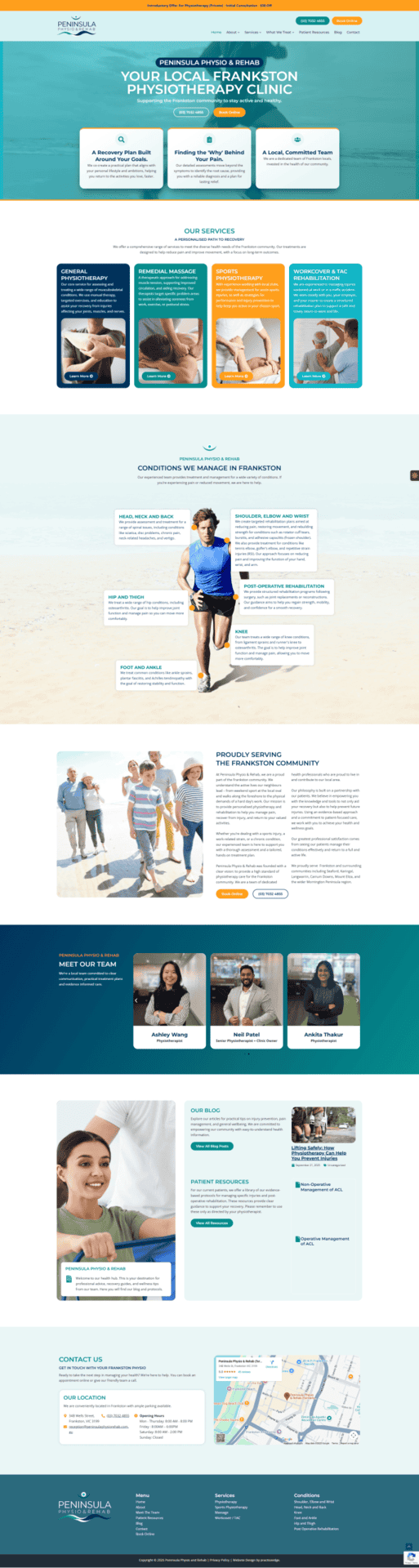 Professional web design solutions for healthcare and medical practices.