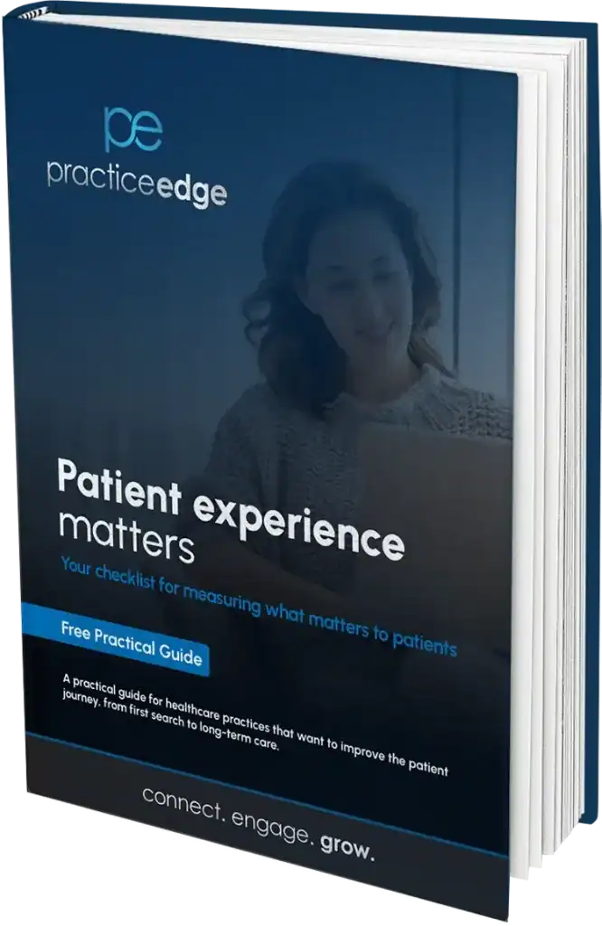 PracticeEdge patient experience guide for healthcare practices to improve patient satisfaction.